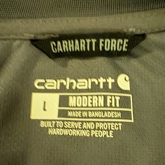 NWOT CARHARTT FORCE lightweight jacket - Picture 6 of 6
